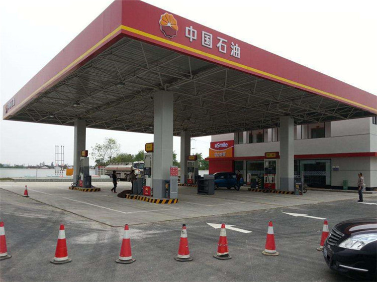南宁加油站钢结构网架案例20