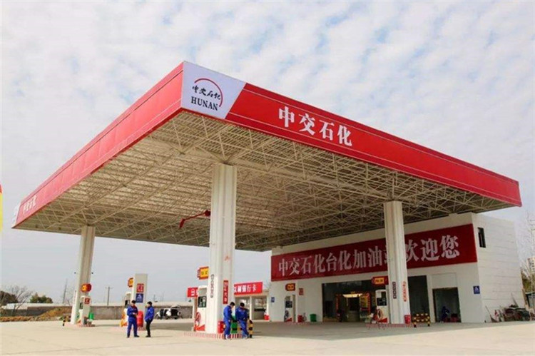 南宁加油站钢结构网架案例6